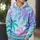 Pastel Palm Tree Silhouettes for Relaxed Tropical Getaways and Everyday Escapes All-over Print Hoodie (Lightweight) - 5