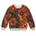 Folk Floral Medallions in Teal and Rust for Autumn Casual Style All-over Print Knitted Sweater - 4