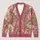 Pink Tulip And Orchid Botanical Garden For Everyday Spring Layering And City Strolls All-over Print Knitted Cardigan - 1