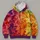 Vibrant Autumn Maple Leaf Color Study for Casual Campus and Weekend Outdoor Wear All-over Print Hoodie (Lightweight) - 4