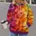 Vibrant Autumn Maple Leaf Color Study for Casual Campus and Weekend Outdoor Wear All-over Print Hoodie (Lightweight) - 2