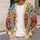 Colorful Folk Heart Floral Motifs for Everyday Layering, Romantic Casual Style for Women All-over Print Knitted Cardigan - 5