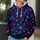 Purple Blue And Pink Stars For Everyday Streetwear And Casual Outings All-over Print Hoodie (Lightweight) - 5