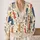 Vintage Fashion Women Figures For Everyday Layering Retro Style Mother’s Day Gift All-over Print Knitted Cardigan - 2