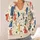 Vintage Fashion Women Figures For Everyday Layering Retro Style Mother’s Day Gift All-over Print Knitted Cardigan - 4