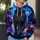 Black Panther Nebula Scene For Bold Streetwear And Cosmic Style Enthusiasts All-over Print Hoodie (Lightweight) - 5