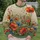 Wildflower Meadow Blooms for Autumn Walks and Cozy Everyday Style for Women Outdoors All-over Print Knitted Sweater - 6