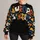 Colorful Abstract Letter Shapes for Creative Streetwear and Casual Weekend Style All-over Print Knitted Sweater - 1