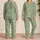 Sage Citrus And Melon Motifs For Cozy Nights, Resort Travel, And Relaxed Lounging Satin Pajamas Set - 2