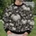Monochrome Pumpkin Field for Crisp Autumn Outings and Relaxed Everyday Streetwear Style All-over Print Knitted Sweater - 6