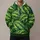 Watermelon Green Fruit Motif for Casual Spring and Autumn Everyday Wear All-over Print Hoodie (Lightweight) - 1