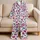 Heart And Leopard Spot Cozy Lounge Style For Sleepovers, Vacations, And Gift Giving Satin Pajamas Set - 5