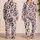 Blush Leopard Motif For Cozy Evenings, Relaxed Mornings, And Gift Giving For Her Satin Pajamas Set - 2