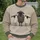Three Sheep in a Meadow for Cozy Farmhouse Country Living and Countryside Gifts All-over Print Knitted Sweater - 6