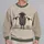 Three Sheep in a Meadow for Cozy Farmhouse Country Living and Countryside Gifts All-over Print Knitted Sweater - 2