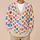 Multicolor Heart Motifs for Cheerful Layering and Everyday Spring Style for Women All-over Print Knitted Cardigan - 6