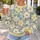 Oversized Cream Wildflowers and Blue Botanicals for Relaxed Springtime Everyday Style All-over Print Knitted Sweater - 5