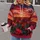 Crimson Tulip Sunset Field for Evening Outings and Bold Nature Lovers Who Love Color All-over Print Hoodie (Lightweight) - 2