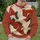 Ivory Flying Cranes on Terracotta for Artful Everyday Wear and Thoughtful Gift Giving All-over Print Knitted Sweater - 6