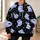 Pastel Ghost Cats and Neon Stars for Whimsical Everyday Wear and Nighttime Outings All-over Print Hoodie (Lightweight) - 6