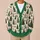 Christmas Tree Holiday Motifs For Cozy Winter Gatherings And Festive Everyday Layering All-over Print Knitted Cardigan - 6