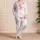 Ivory Smoke Plume Home Comfort for Cozy Evenings, Relaxed Mornings, and Gifts for Her Satin Pajamas Set - 4