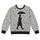 Umbrella Walker And Musical Notes For Music Lovers And Creative Everyday Style All-over Print Knitted Sweater - 4