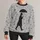 Umbrella Walker And Musical Notes For Music Lovers And Creative Everyday Style All-over Print Knitted Sweater - 1