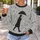 Umbrella Walker And Musical Notes For Music Lovers And Creative Everyday Style All-over Print Knitted Sweater - 5