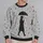 Umbrella Walker And Musical Notes For Music Lovers And Creative Everyday Style All-over Print Knitted Sweater - 2