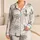 Vintage Nautical Anchor and Lighthouse Coastal Relaxation for Women Beach Getaways Satin Pajamas Set - 1