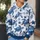 Blue Sea Turtles, Starfish And Shells For Relaxed Coastal Everyday Style Lovers All-over Print Hoodie (Lightweight) - 5