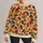 Colorful Autumn Leaves for Cozy Fall Outings and Nature-Loving Everyday Wear All-over Print Knitted Sweater - 1