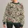 Ivory Botanical Roses And Vines For Romantic Garden Gatherings And Everyday Wear All-over Print Knitted Sweater - 1