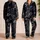 Midnight Galaxy Moon And Ringed Planet Lounge Wear For Cozy Night In Comfort Seekers Satin Pajamas Set - 2