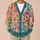 Colorful Floral Blooms and Garden Hues for Casual Layering and Everyday Style for Women All-over Print Knitted Cardigan - 6