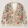 Romantic Botanical Floral Blooms for Everyday Layering and Weekend Garden Outings All-over Print Knitted Cardigan - 1