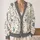 STEM Science Icons for Everyday Learning and Casual Layering, Gift for Curious Women All-over Print Knitted Cardigan - 2
