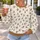Flying Swallows For Nature Walks And Relaxed Spring Days, Bird Lovers All-over Print Knitted Sweater - 5
