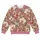 Pink Orchid And Tulip Blooms For Romantic Everyday Spring Style All-over Print Knitted Sweater - 4