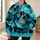 Turquoise Skull Motif for Bold Gothic Streetwear and Alternative Everyday Style All-over Print Hoodie (Lightweight) - 6