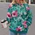 Turquoise Floral Botanical Leaves for Relaxed Weekend Style and Everyday Nature Lovers All-over Print Hoodie (Lightweight) - 2