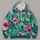 Turquoise Floral Botanical Leaves for Relaxed Weekend Style and Everyday Nature Lovers All-over Print Hoodie (Lightweight) - 4