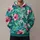 Turquoise Floral Botanical Leaves for Relaxed Weekend Style and Everyday Nature Lovers All-over Print Hoodie (Lightweight) - 1