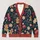 Christmas Gingerbread Candy Cane Holiday Motifs For Cozy Winter Gifting And Parties All-over Print Knitted Cardigan - 1