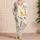 Cute Corgi Puppy Heart Accent Cozy Gift for Relaxed Days and Sweet Lounging At Home Satin Pajamas Set - 4