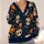 Halloween Skull Pumpkin Bats and Stars for Cozy Fall Layering Women's Gothic Style All-over Print Knitted Cardigan - 4