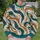 Teal And Caramel Swirling Waves For Cozy Autumn Style And Everyday Wear All-over Print Knitted Sweater - 6