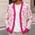 Pink Ribbon Awareness Style for Supportive Everyday Layering and Women’s Cause Wear All-over Print Knitted Cardigan - 5