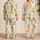 Tropical Pineapple Motifs For Summer Lounging And Gift Giving, Relaxed Everyday Wear Satin Pajamas Set - 2
